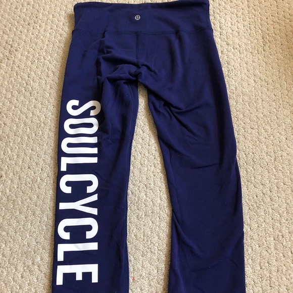 LULULEMON SOUL CYCLE REVERSIBLE LEGGINGS - Picture 1 of 4
